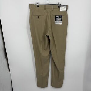 Haggar H26 Men's Premium Stretch Classic Fit Dress Pants khaki size 34x31.5